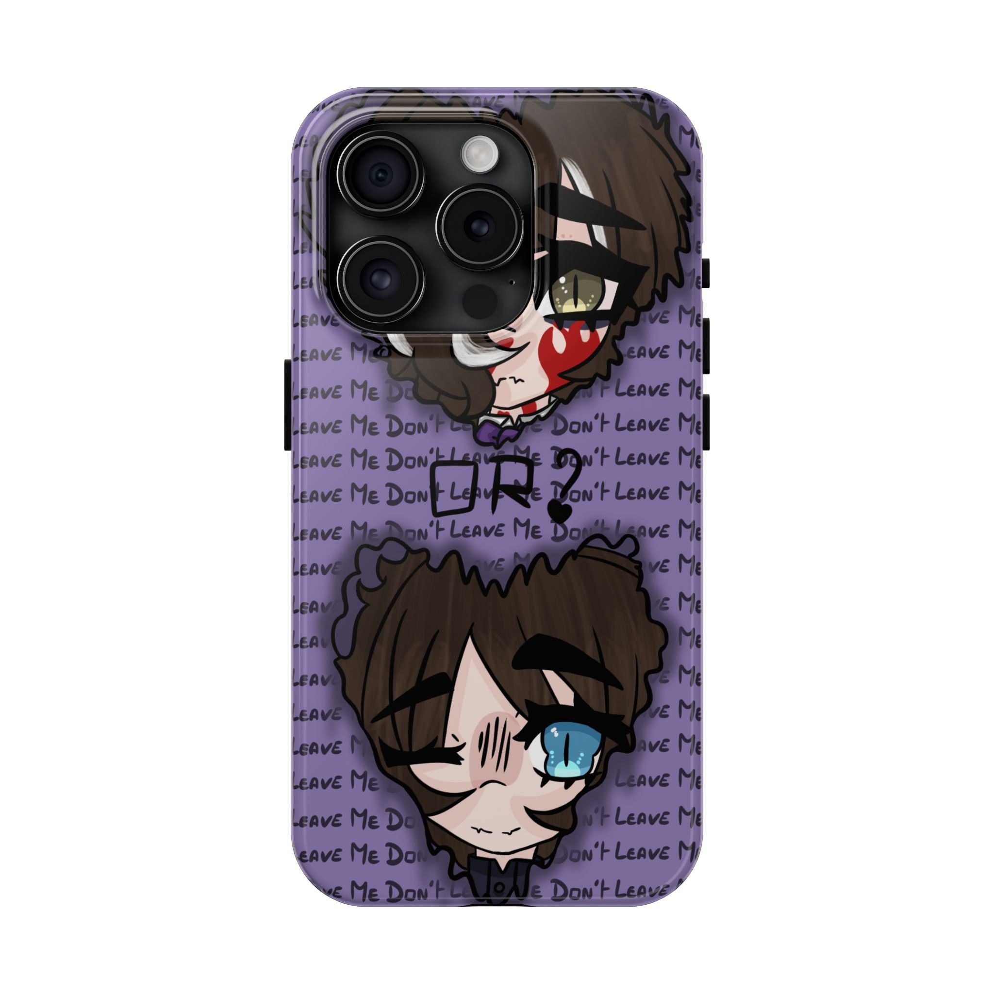 Renée Lysobore "Me or Them" Phone Case