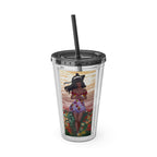 Vinnia Valentine "Rose Garden" Acrylic Tumbler