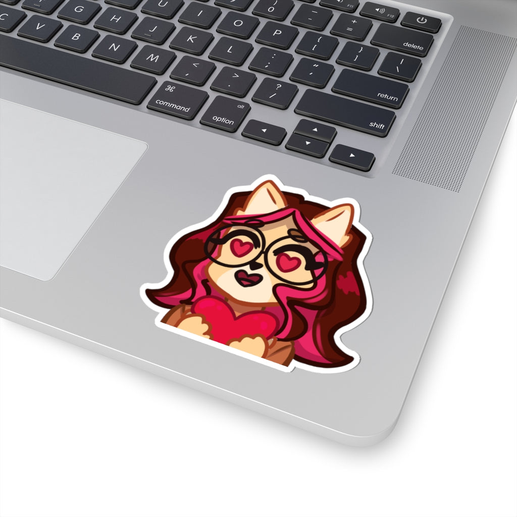 The Wise Doggo Hearts Sticker
