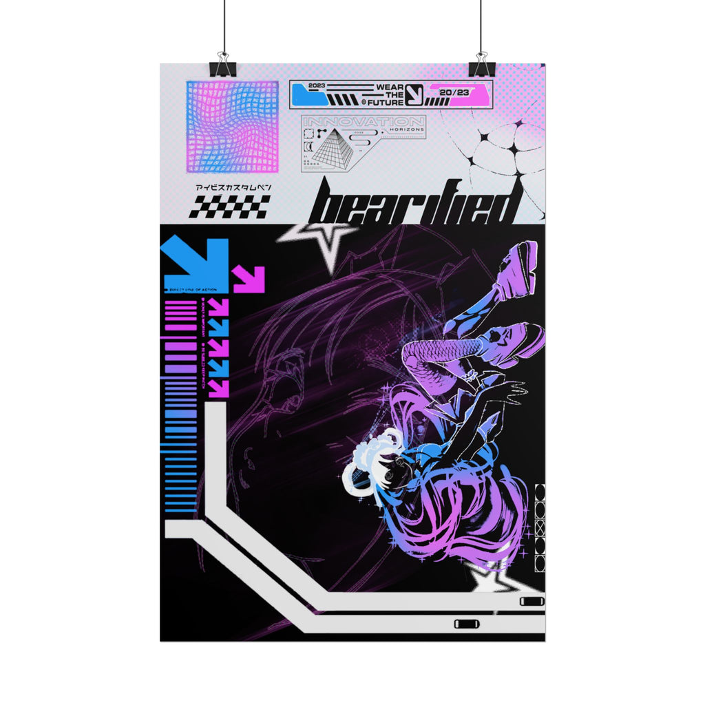 bearwithchloee "Retrowave" Poster