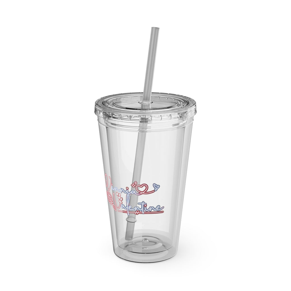 Vinnia Valentine "Rose Garden" Acrylic Tumbler