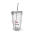 Vinnia Valentine "Rose Garden" Acrylic Tumbler