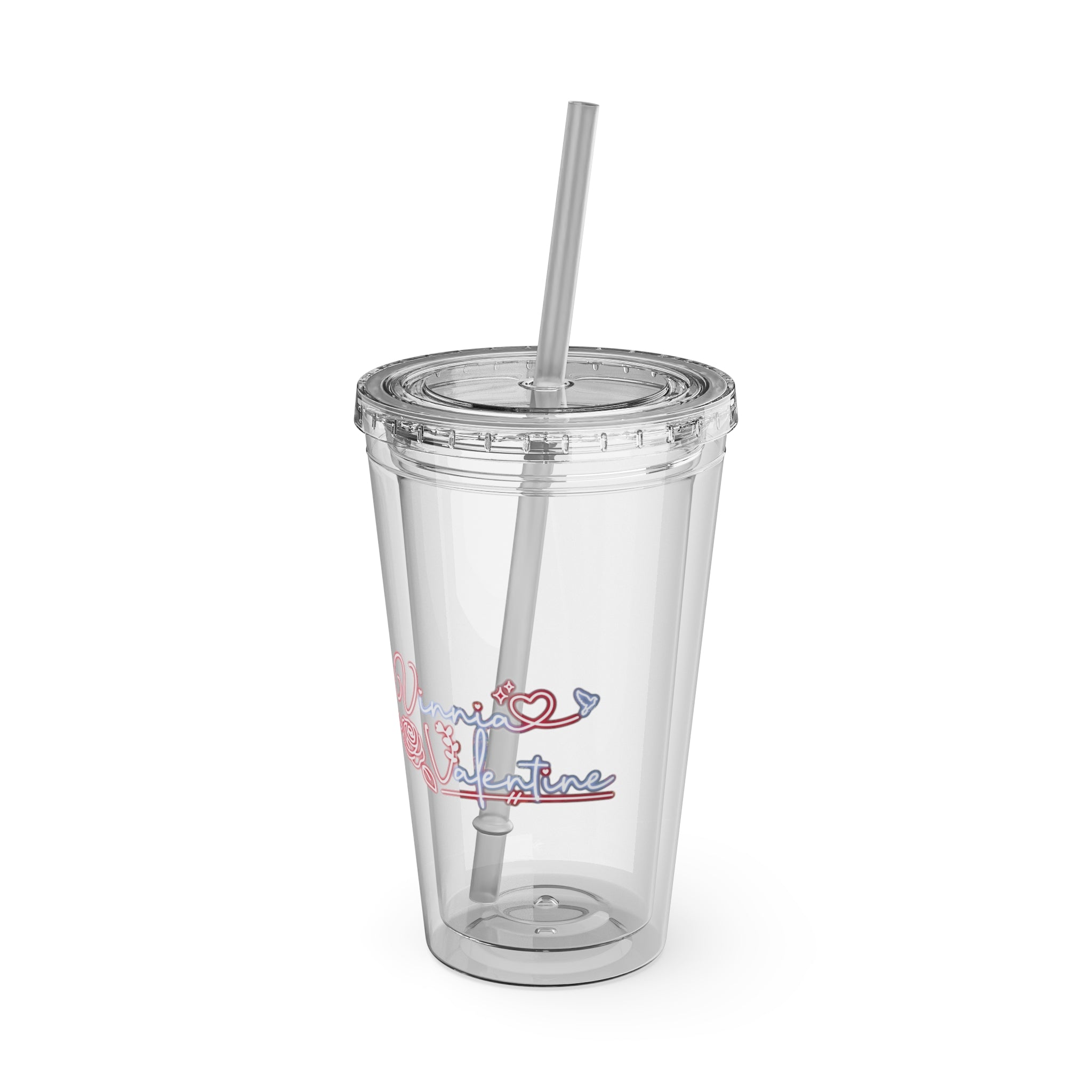 Vinnia Valentine "Rose Garden" Acrylic Tumbler