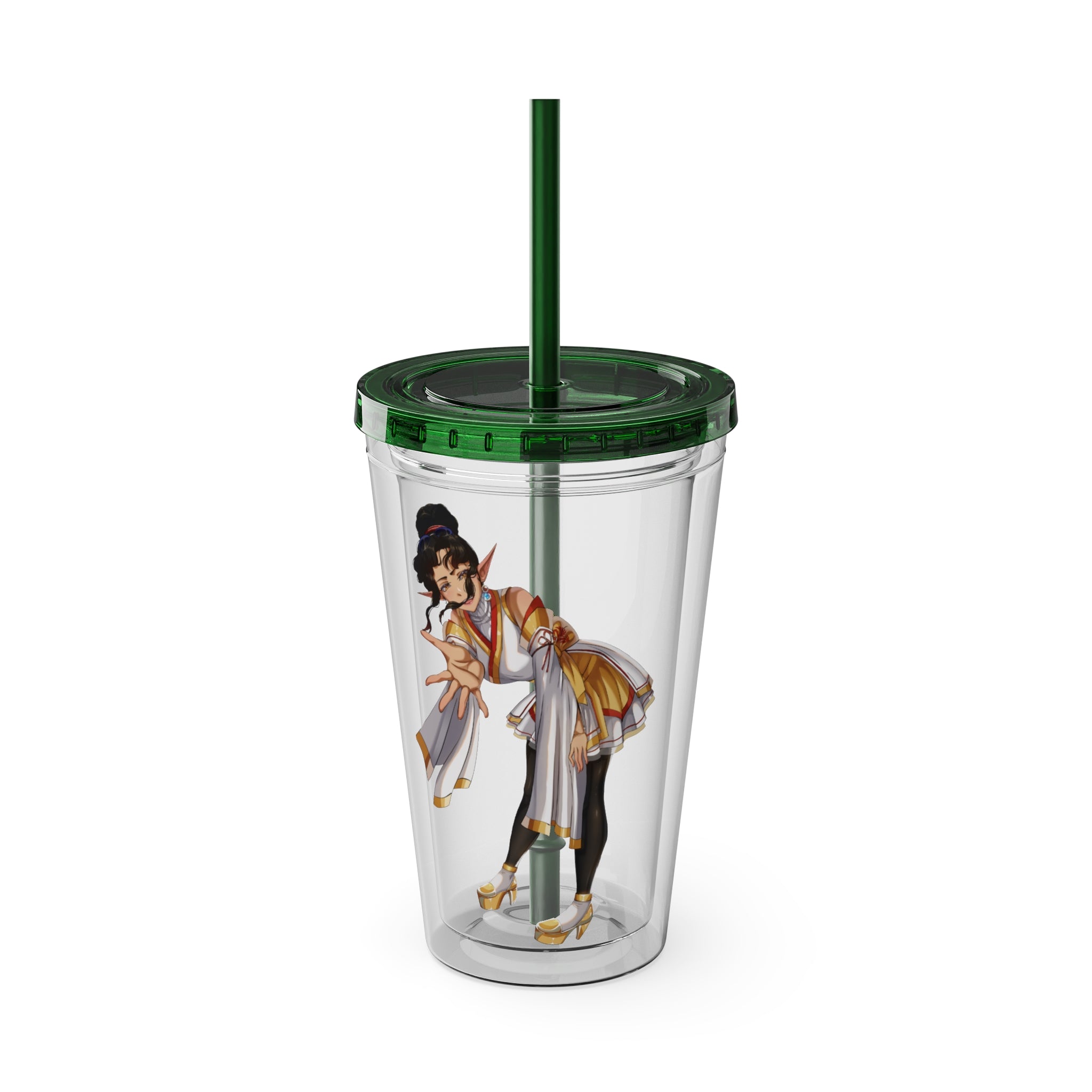 LadyKnightLynx "Reaching Out" Acrylic Tumbler