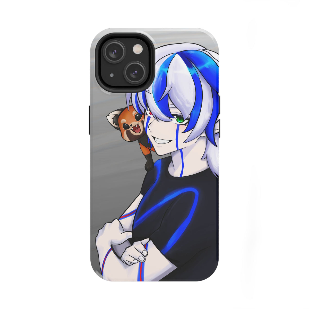 Ray Xash "Red Panda Companion" Phone Case