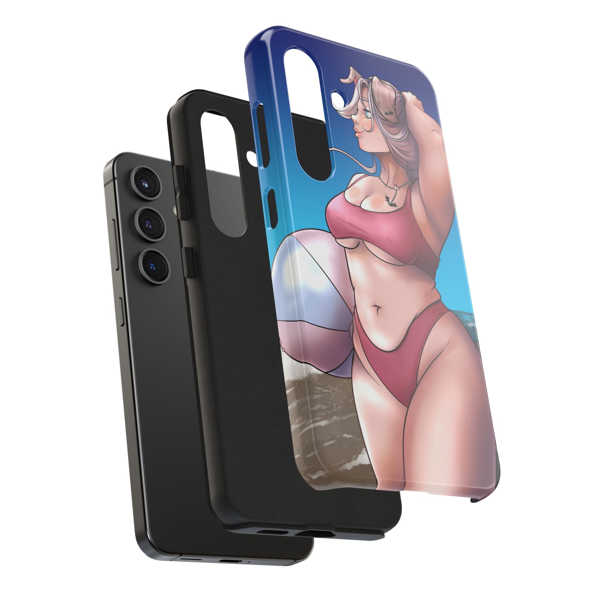Luna Rainn "Beach Pup" Tough Phone Case