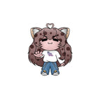 Stripy Luna "Talk To The Hand" Sticker