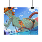 NonbiteyZombie "Summer Swim!" Poster - KatDragonz