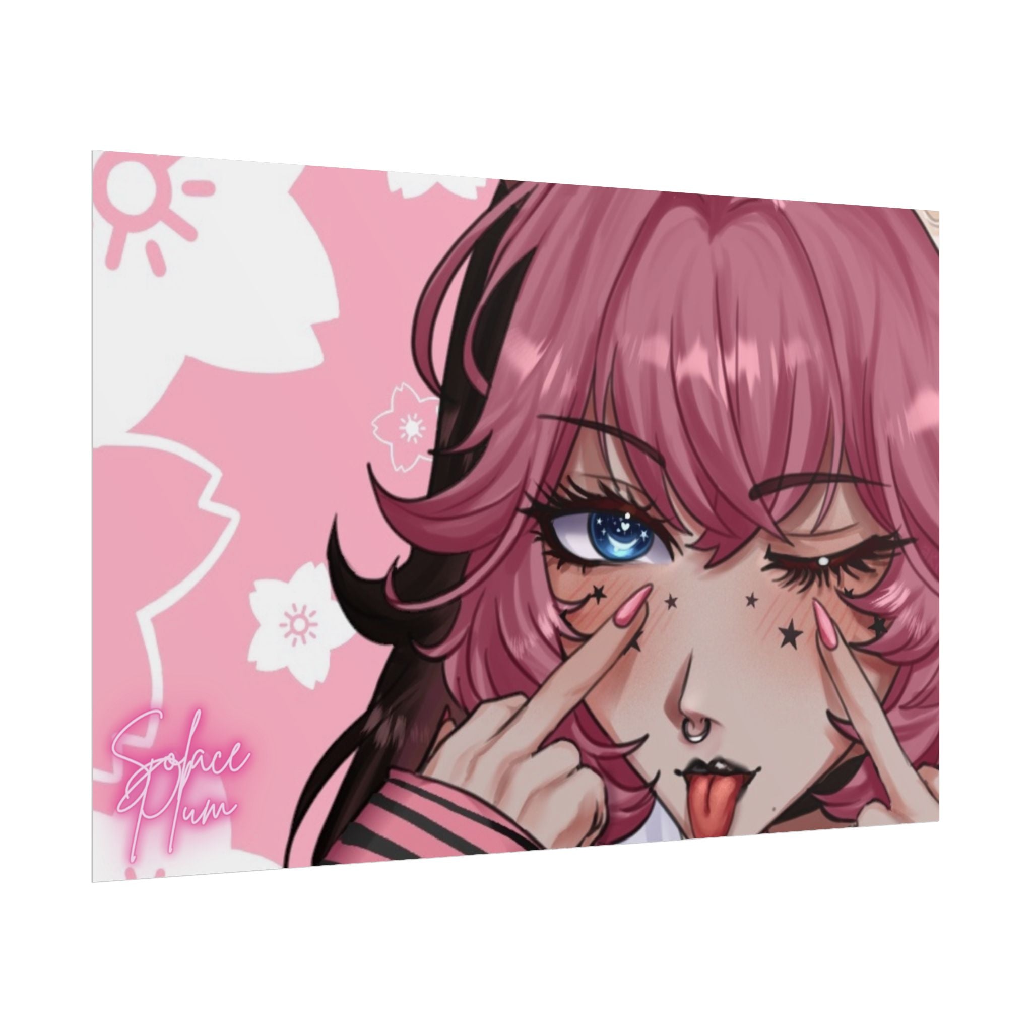 Solace Plum "Blep" Poster