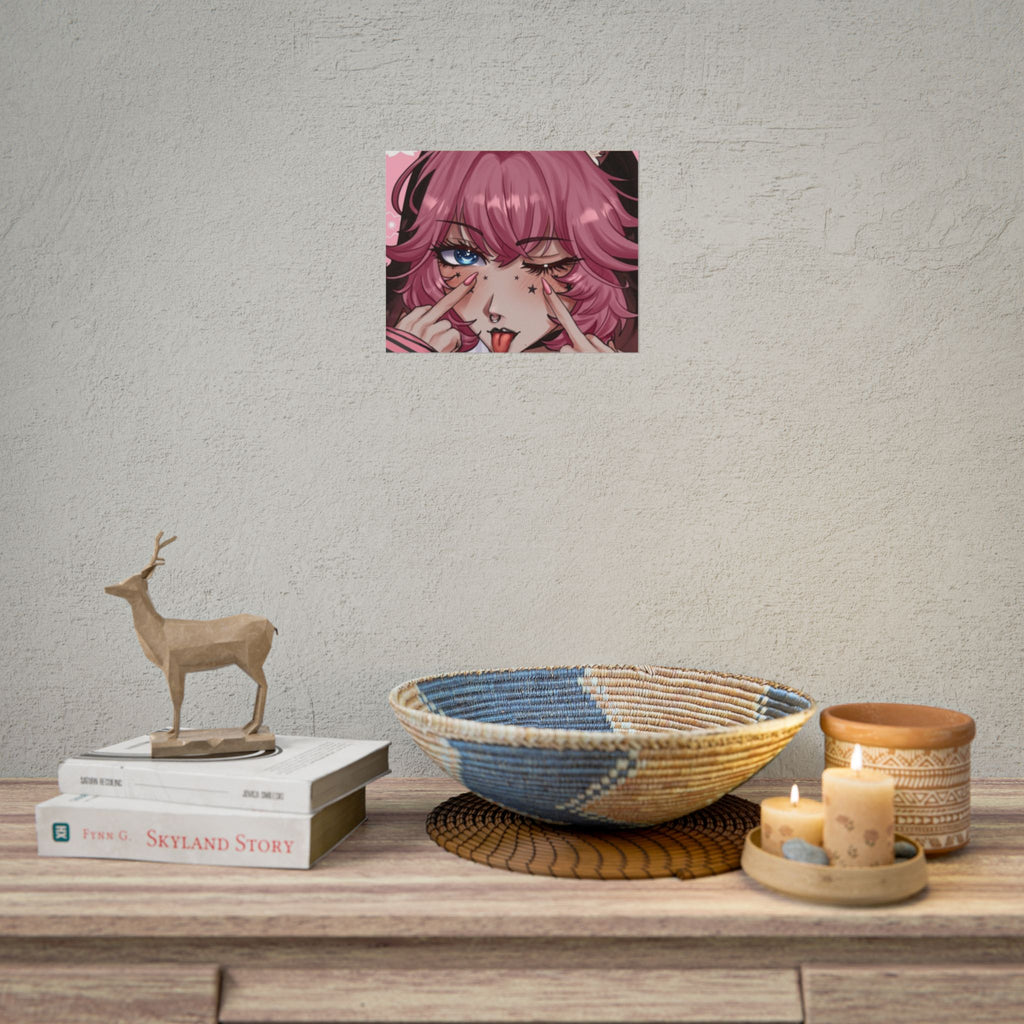 Solace Plum "Blep" Poster