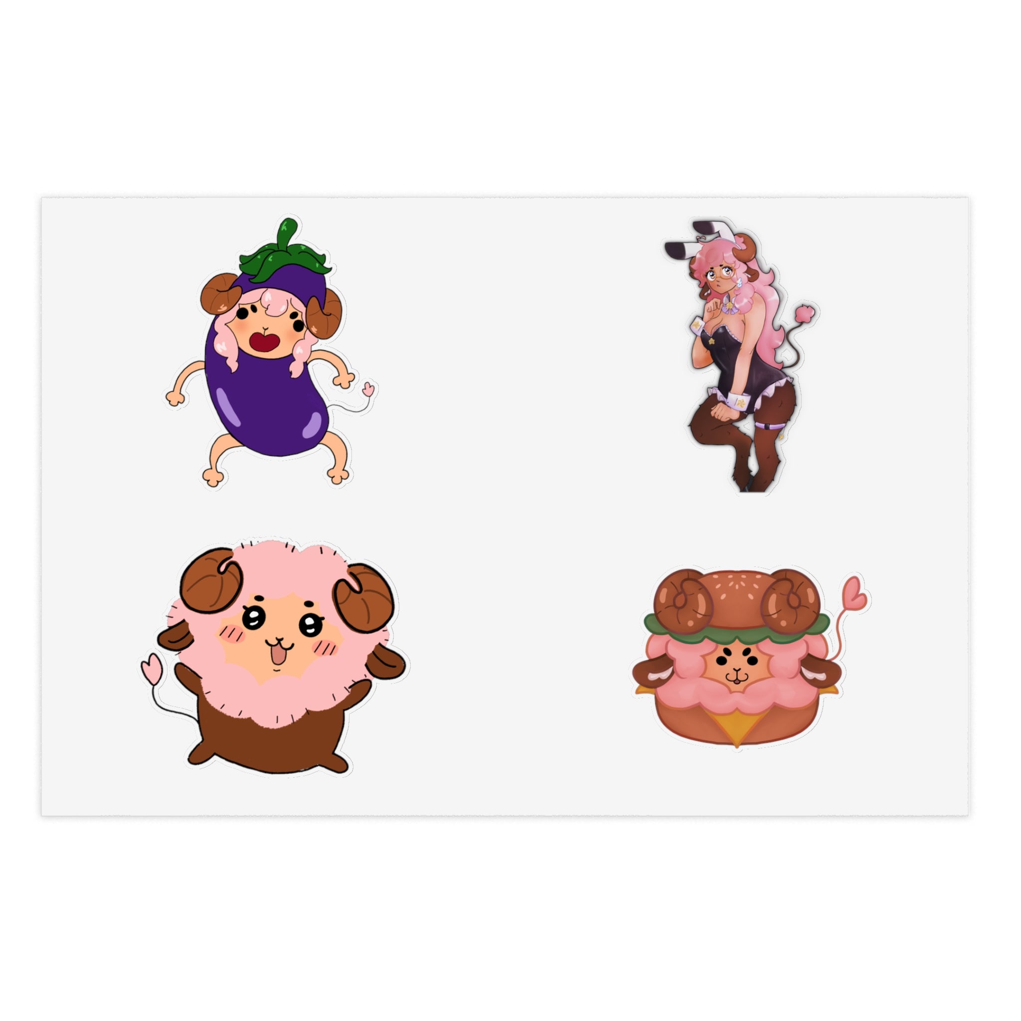 PeachPelle "Quirky Satyr" Sticker Sheet