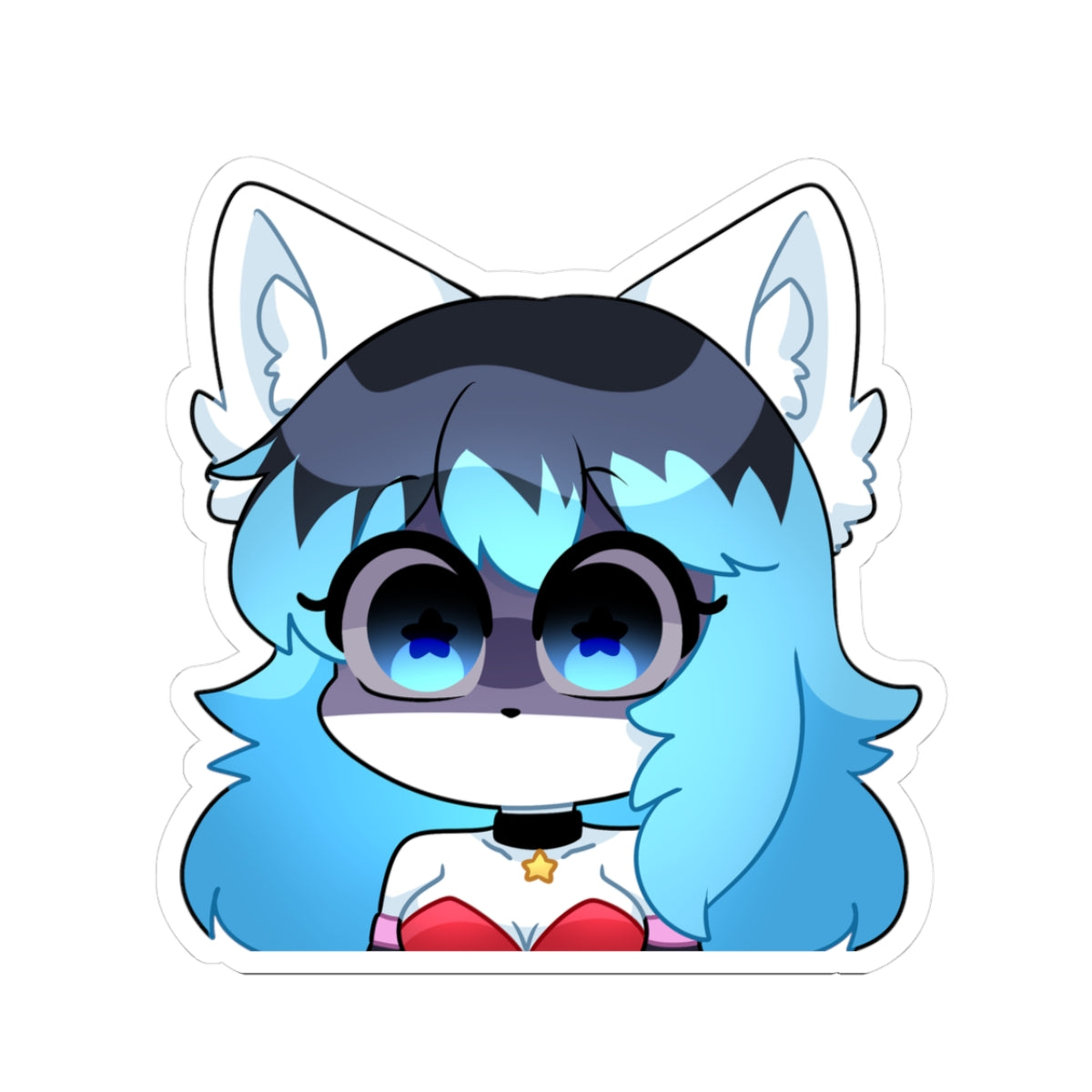 Yuki Stare Sticker