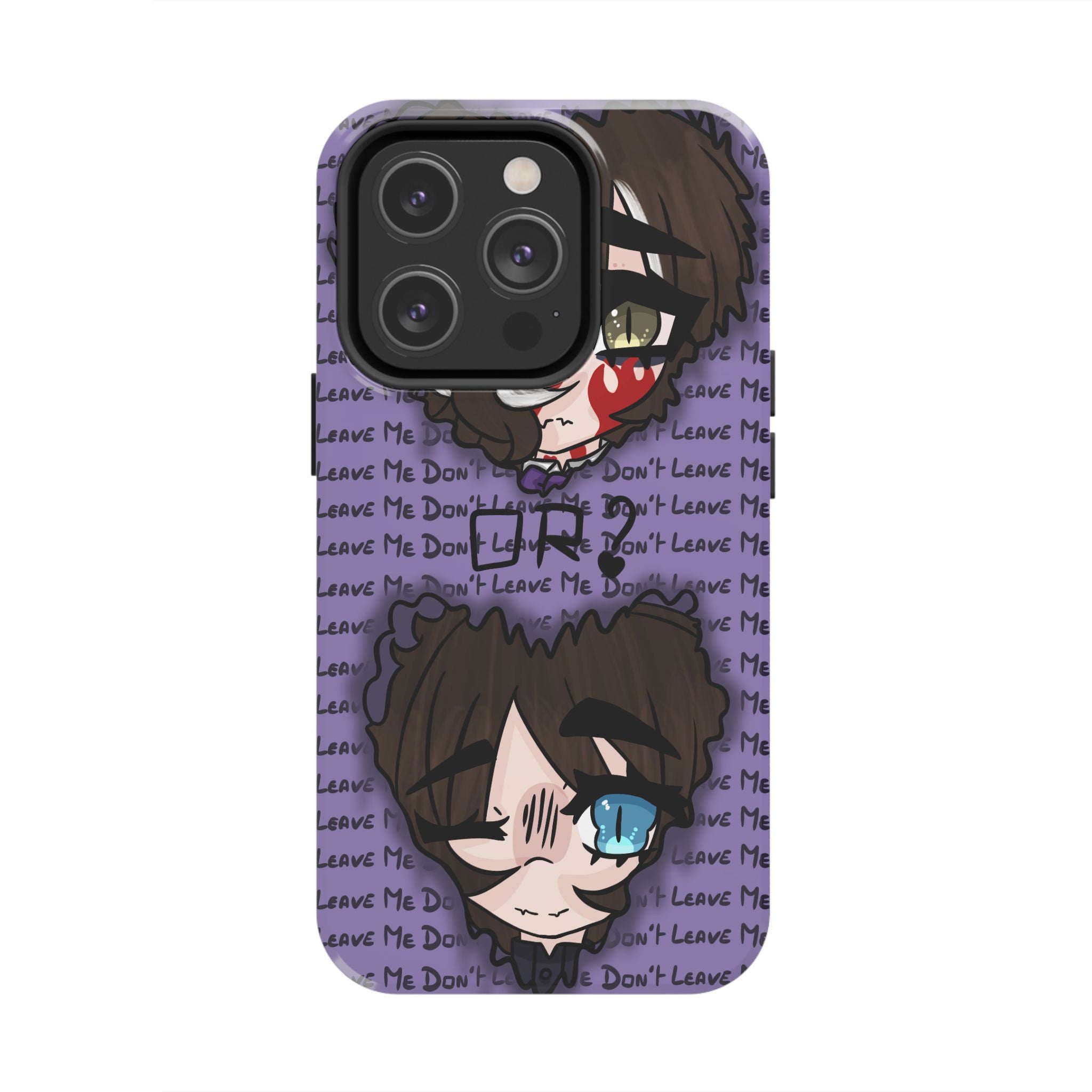 Renée Lysobore "Me or Them" Phone Case