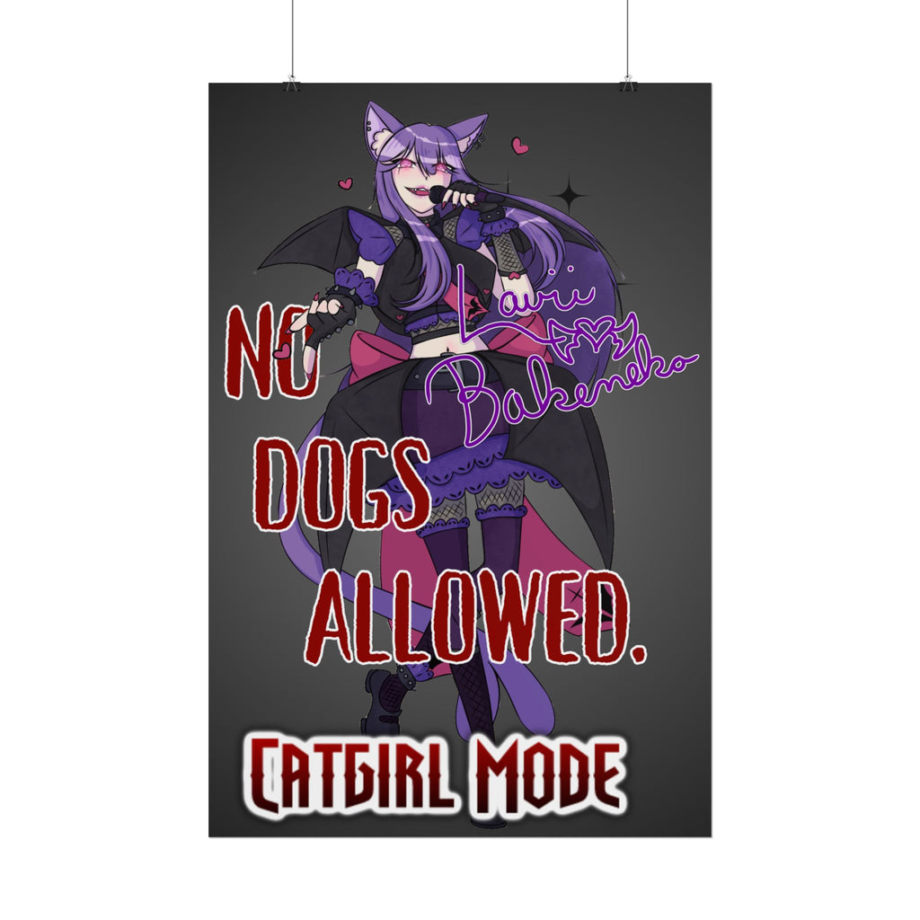 Lavii Bakeneko "No Dogs Allowed" Poster