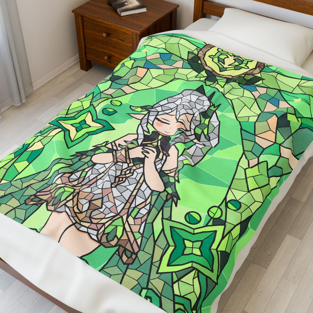 Nahida Plush Throw Blanket