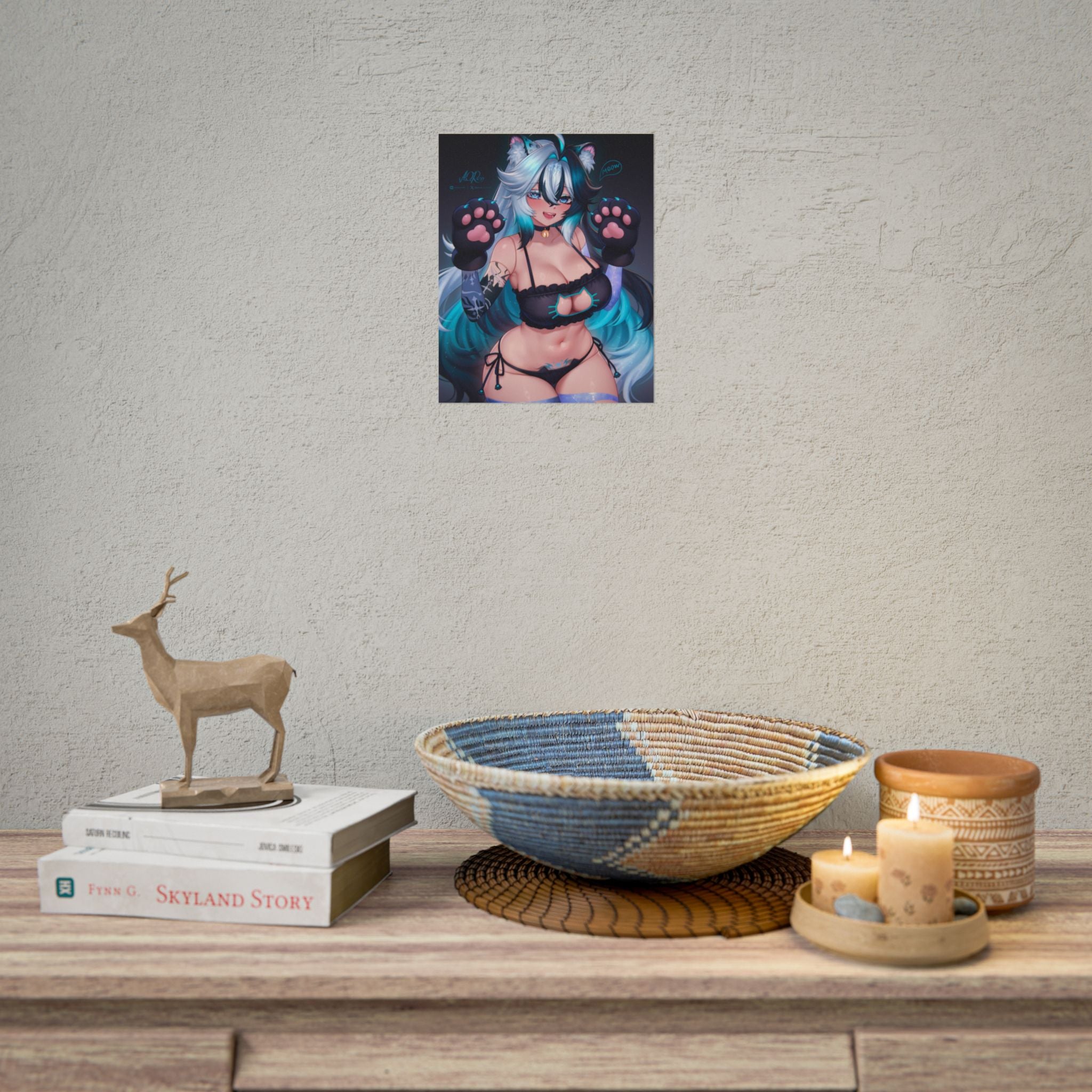 Mimi "Keyhole Kitty" Poster