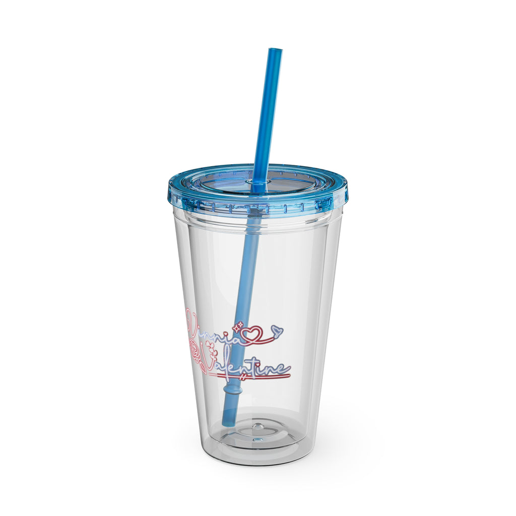Vinnia Valentine "Rose Garden" Acrylic Tumbler