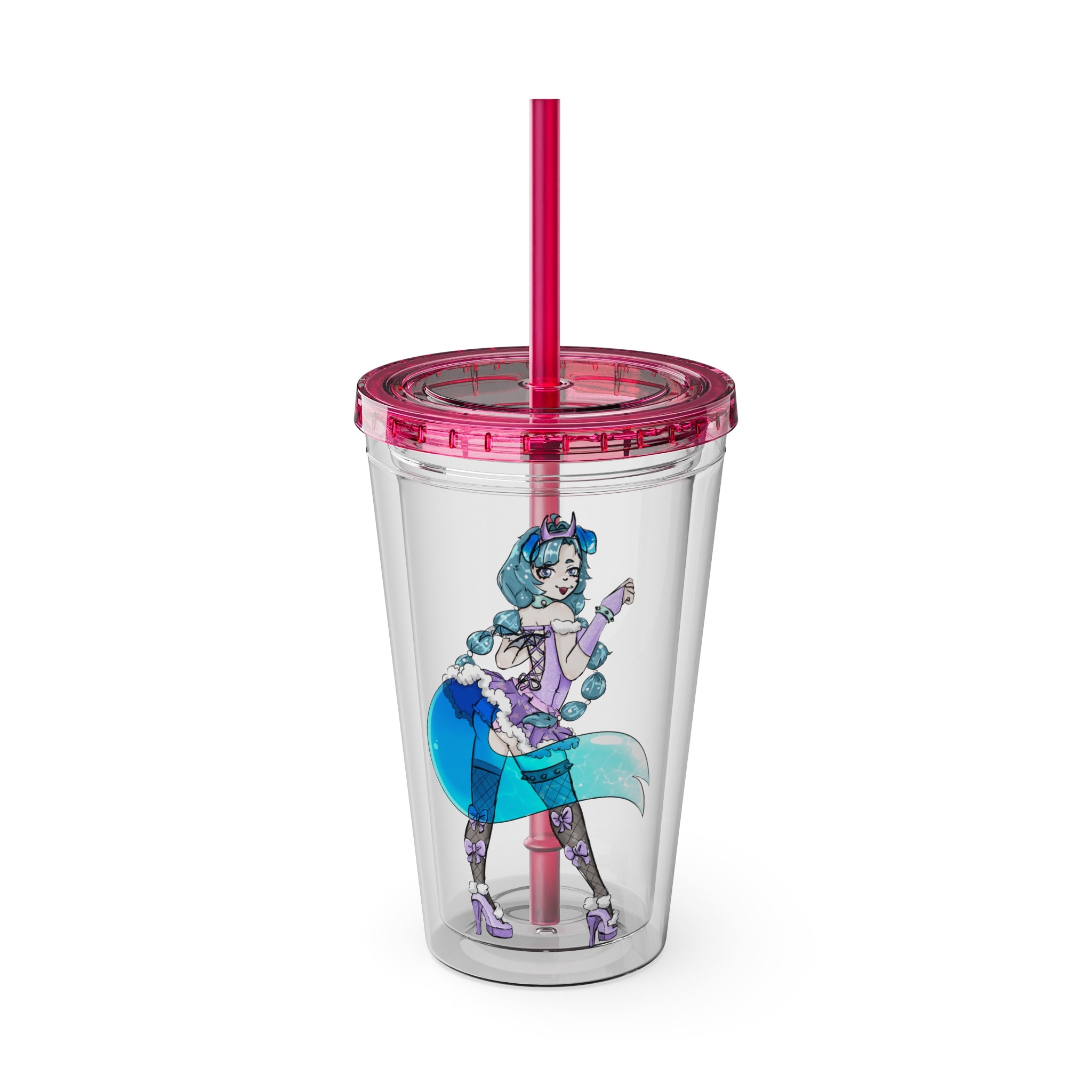 ShinyTinsel "Cheeky" Acrylic Tumbler
