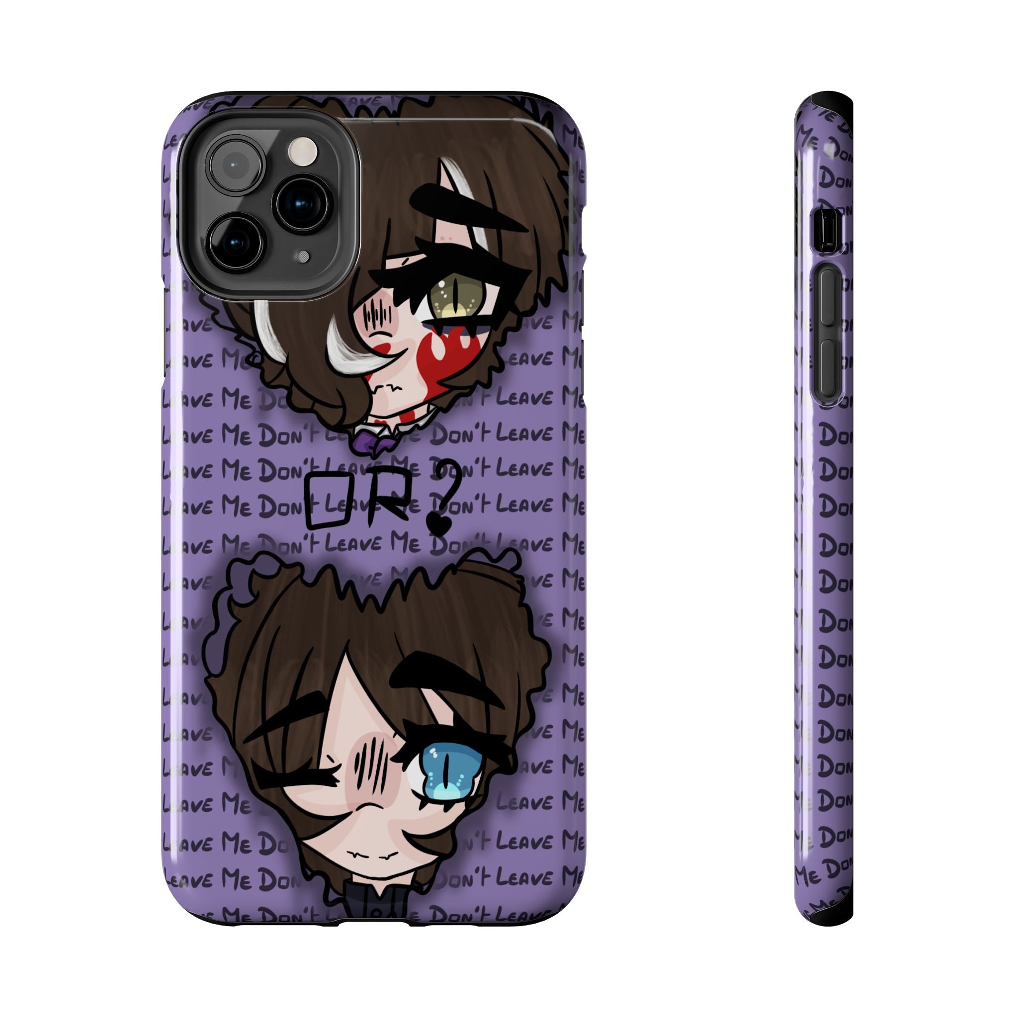Renée Lysobore "Me or Them" Phone Case