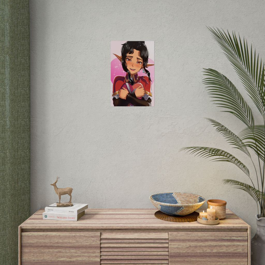 LadyKnightLynk "Love Heart" Poster