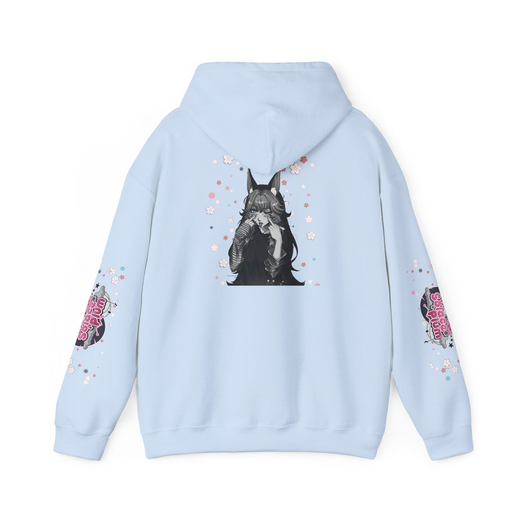 Solace Plum BW "Blep" Designer Hoodie