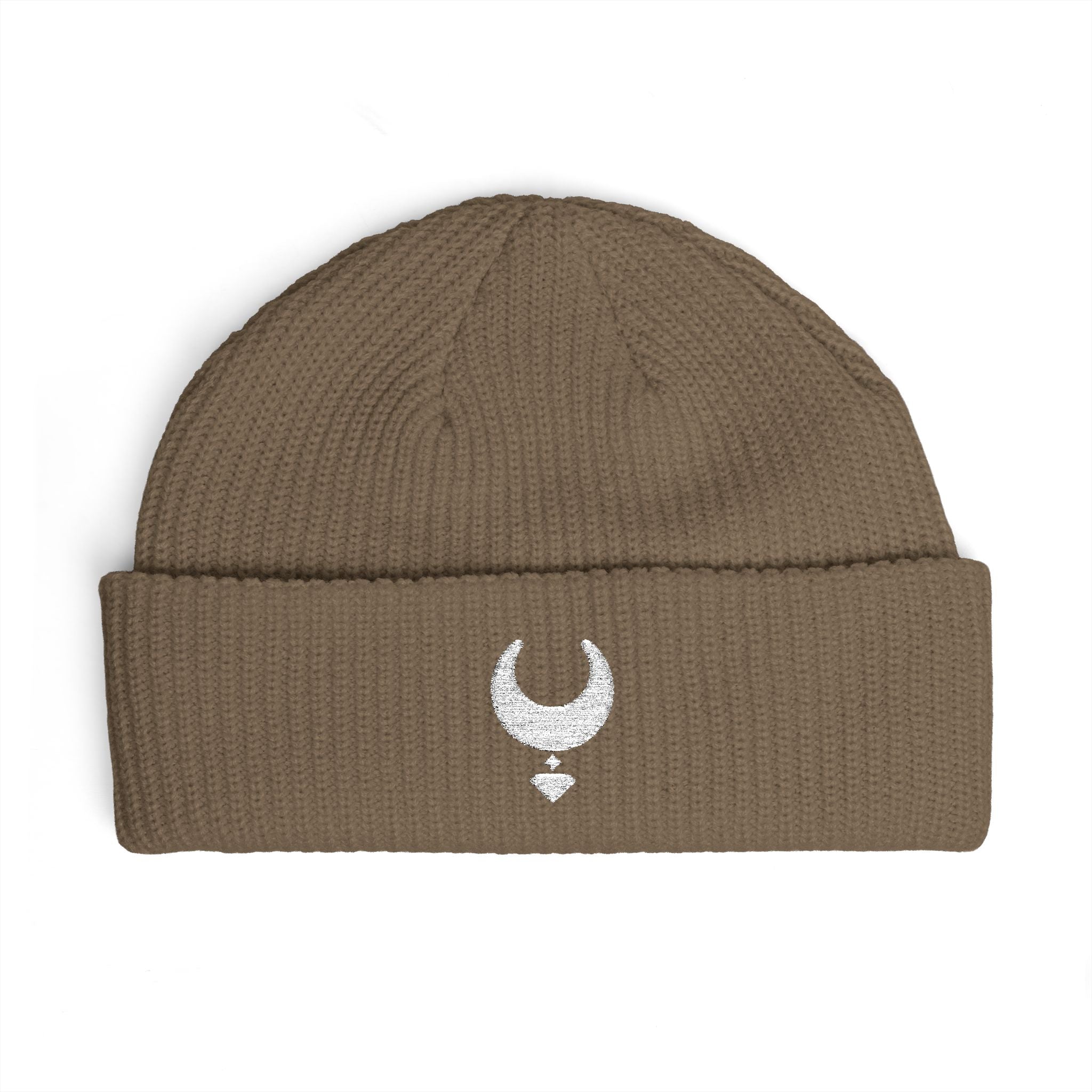 Artemis Gem White Emblem Beanie