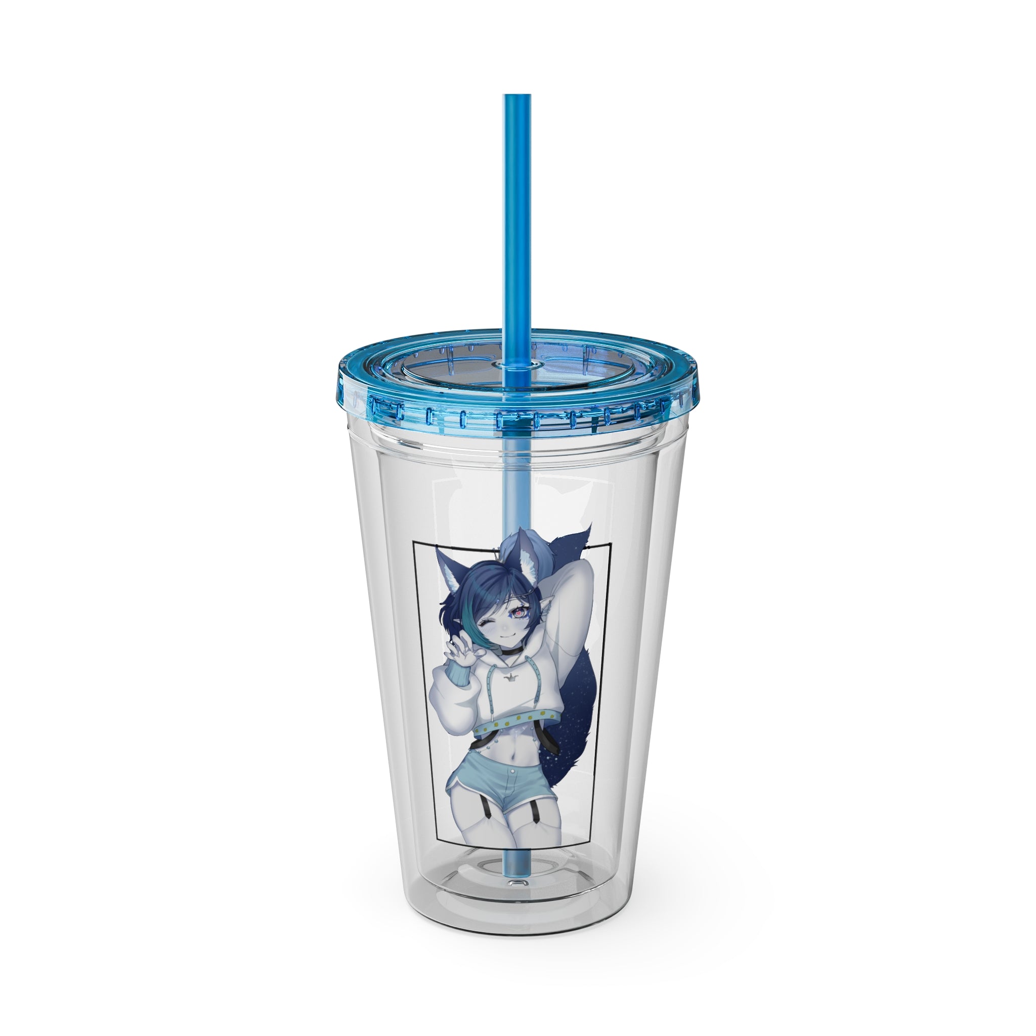 Danya "Frozen Sparkle" Acrylic Tumbler