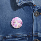 Pwupcakie "Blushie" Pin Button