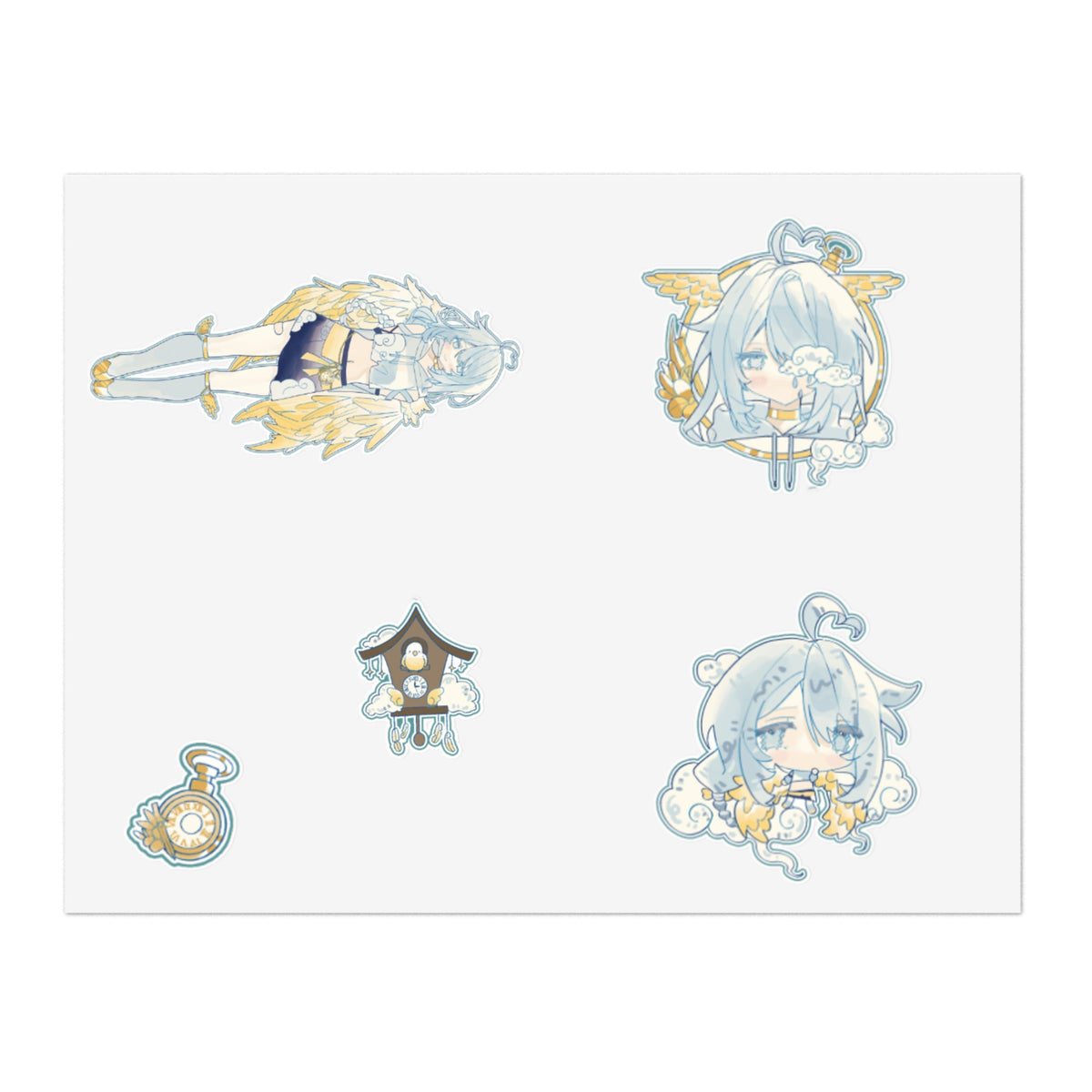 SnowyYuma Sticker Sheet