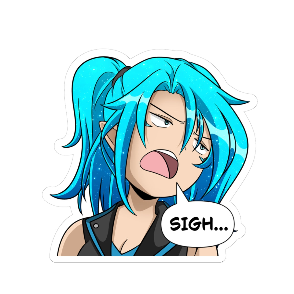 Celestial Hades "SIGH" Sticker