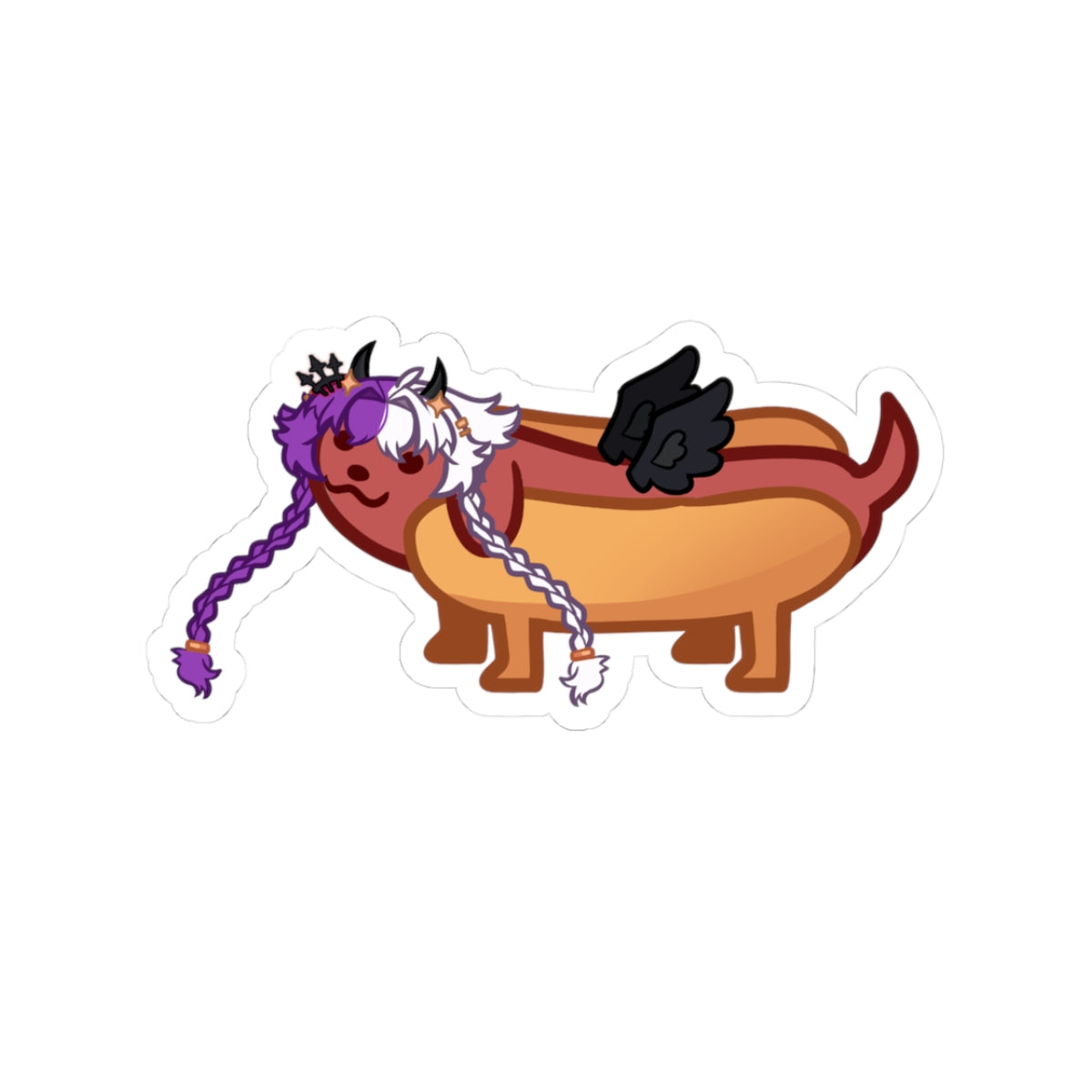 Clovelier "Hot Dog" Sticker