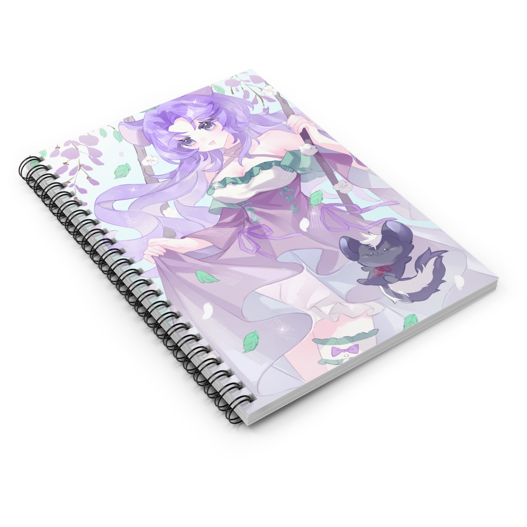 verbenavt "Petals Falling" Notebook