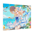 Momo Morning Beach Trip Poster