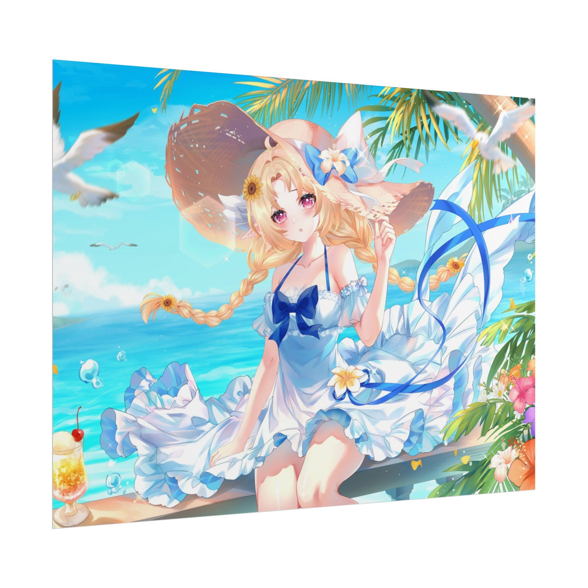 Momo Morning Beach Trip Poster