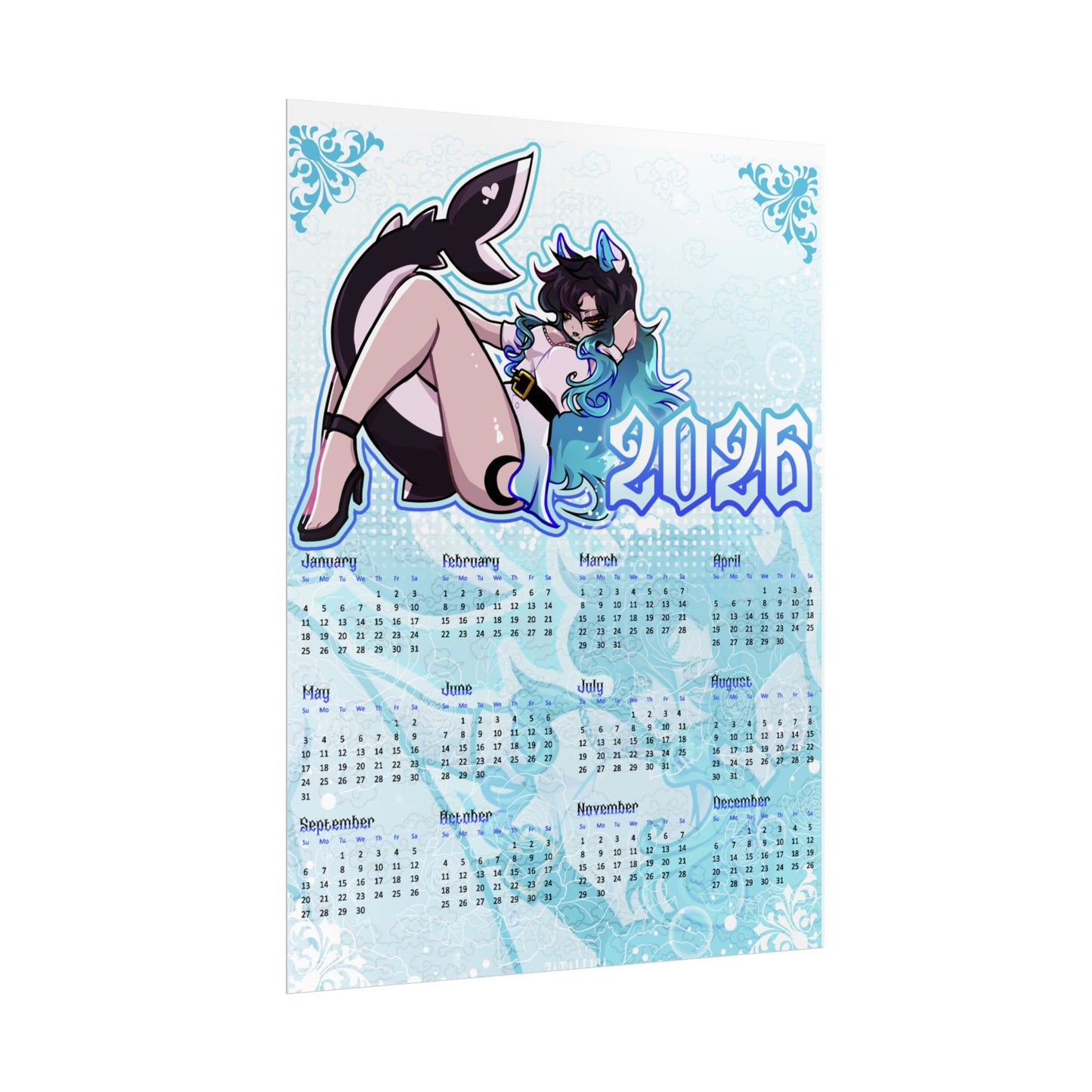 Sereana 2026 Calendar Poster