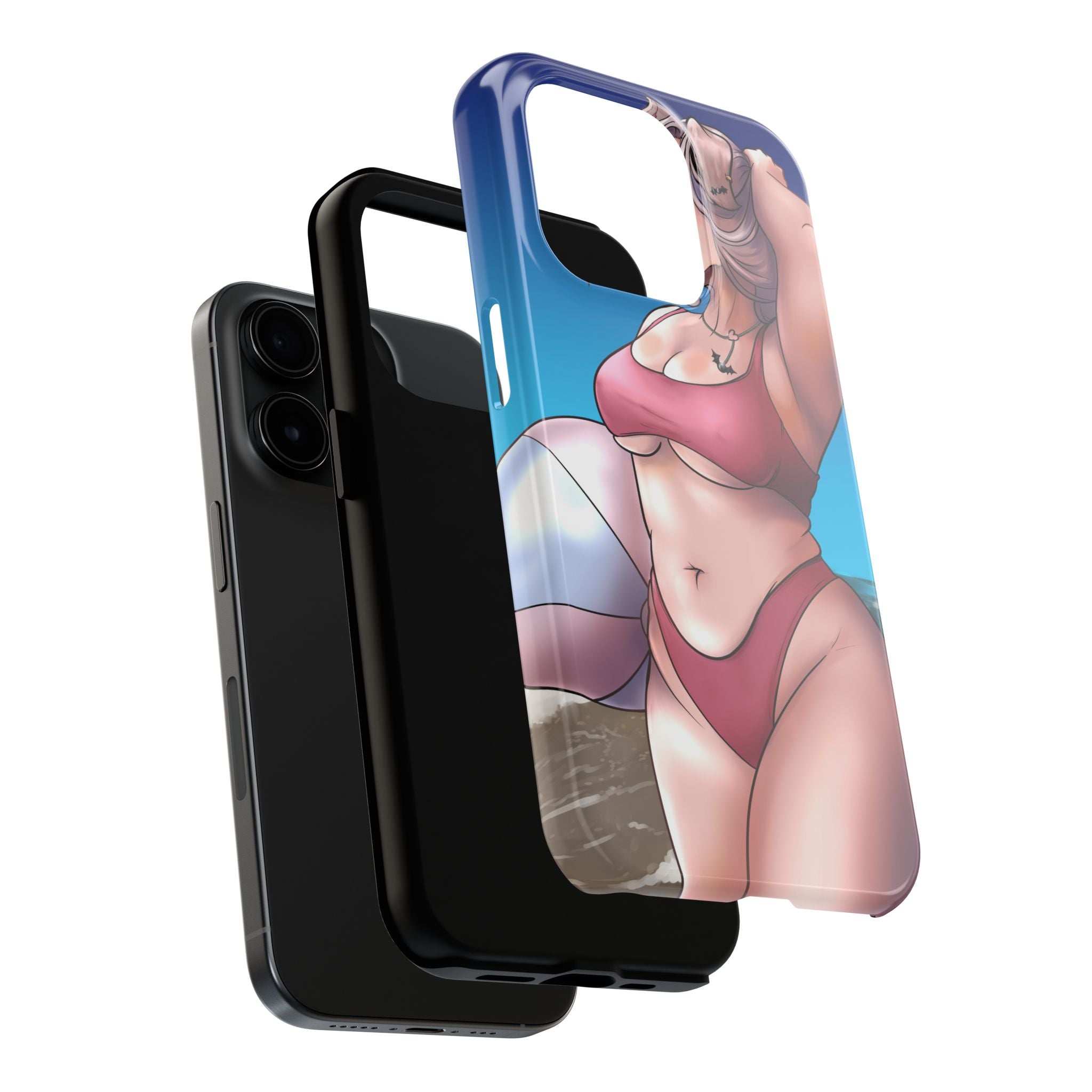 Luna Rainn "Beach Pup" Tough Phone Case
