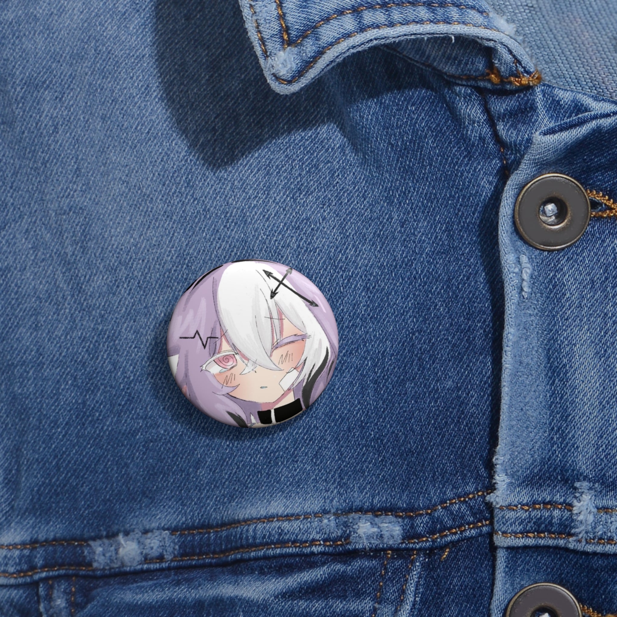 Mooniebunnz Button Pin