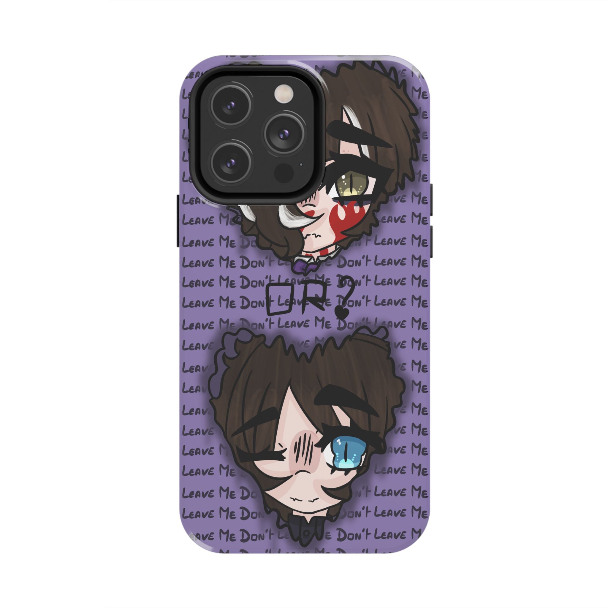 Renée Lysobore "Me or Them" Phone Case
