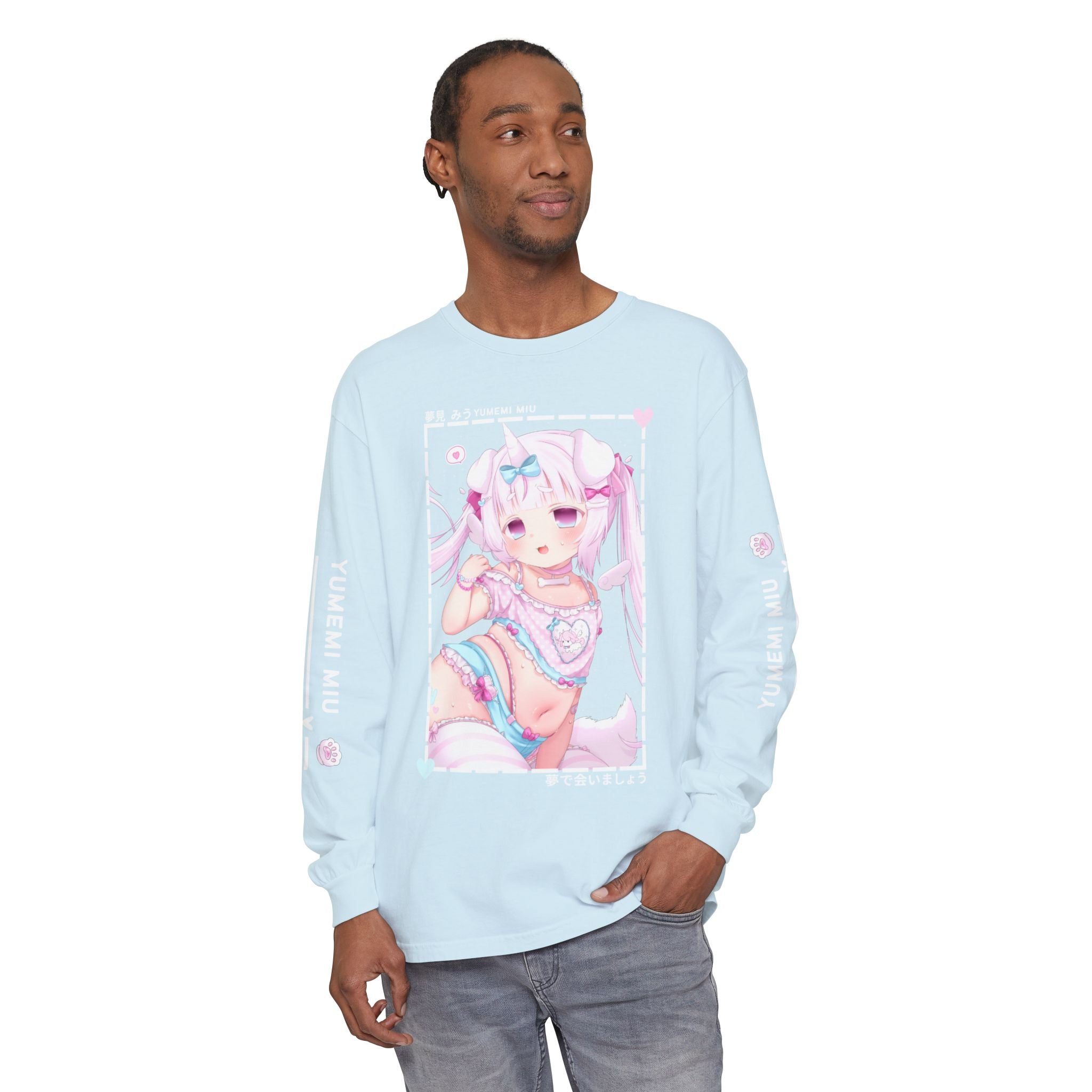 Pink Yumemi Miu Designer Sweatshirt