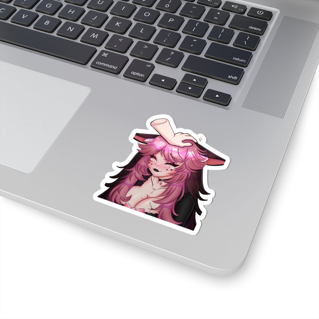 Solace Plum "Headpat" Sticker