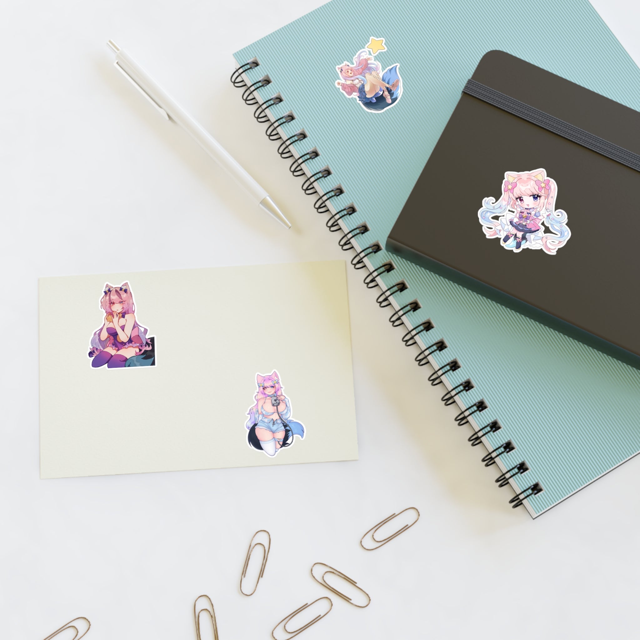Nighty Neko Sticker Sheet