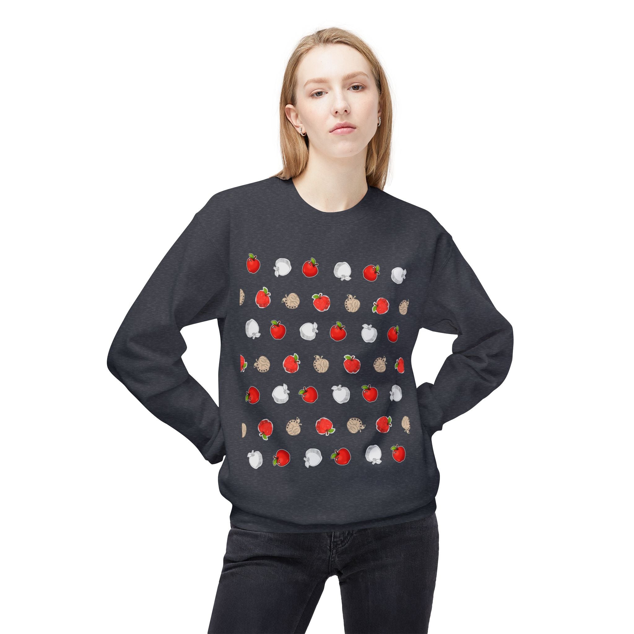 Doodled Apple Sweatshirt