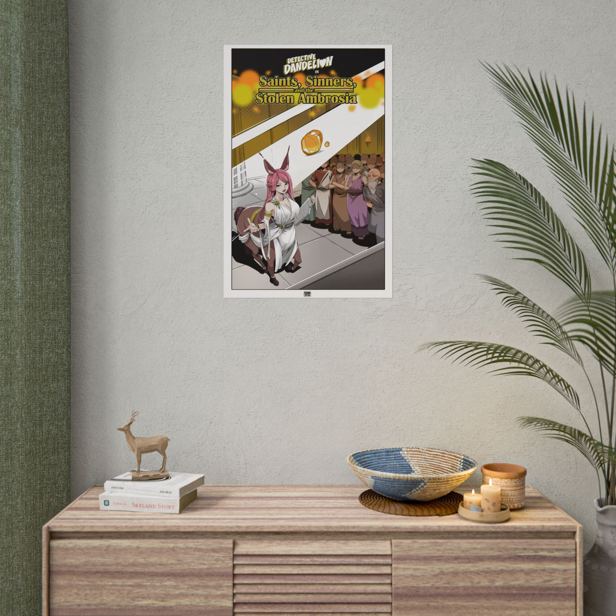 Detective Dandelion "Stolen Ambrosia" Poster