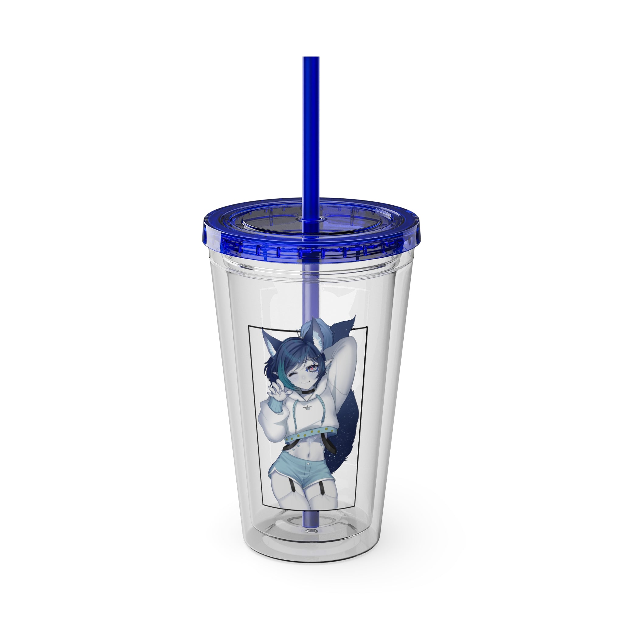Danya "Frozen Sparkle" Acrylic Tumbler