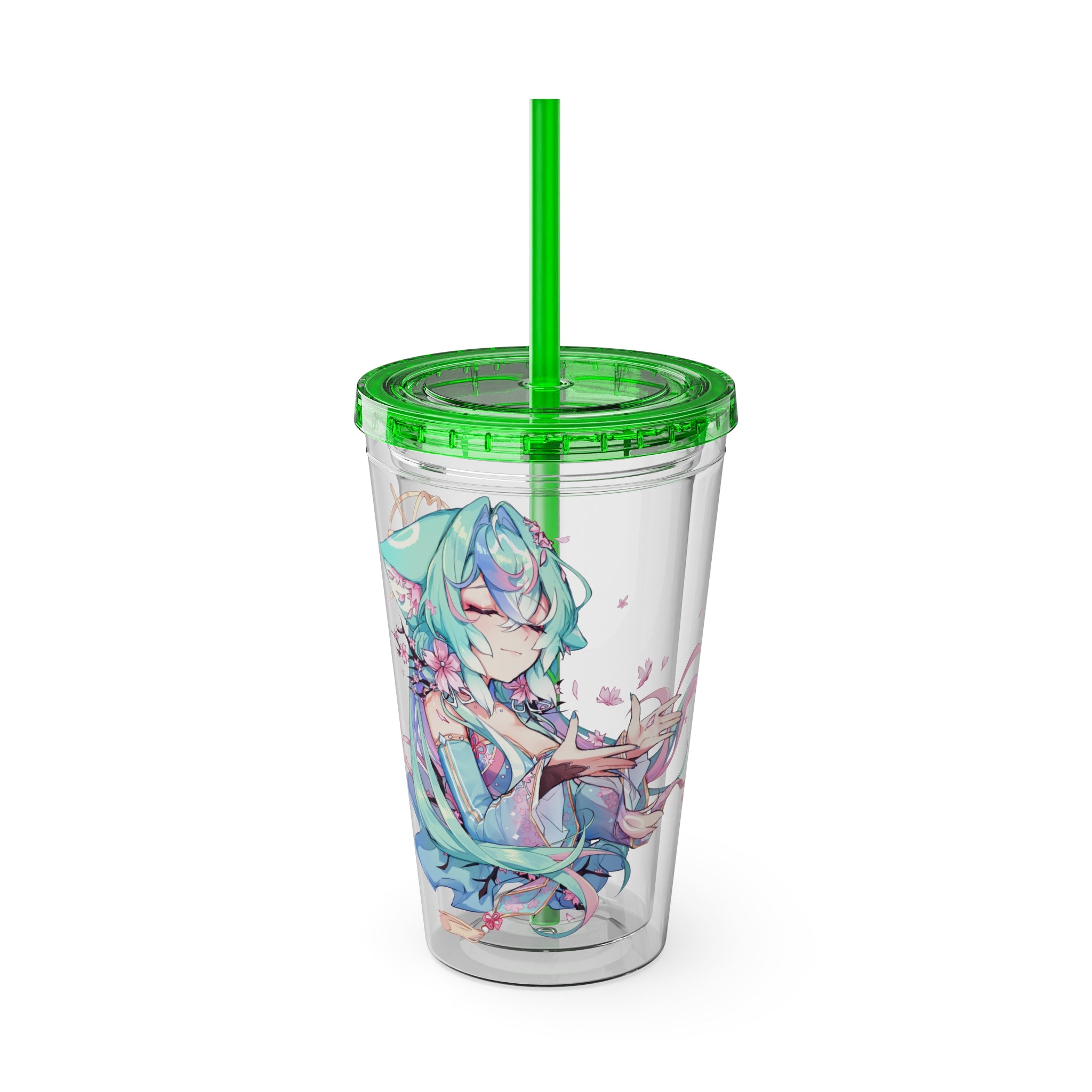 EggieWeggie "Cherry Blossom" Acrylic Tumbler