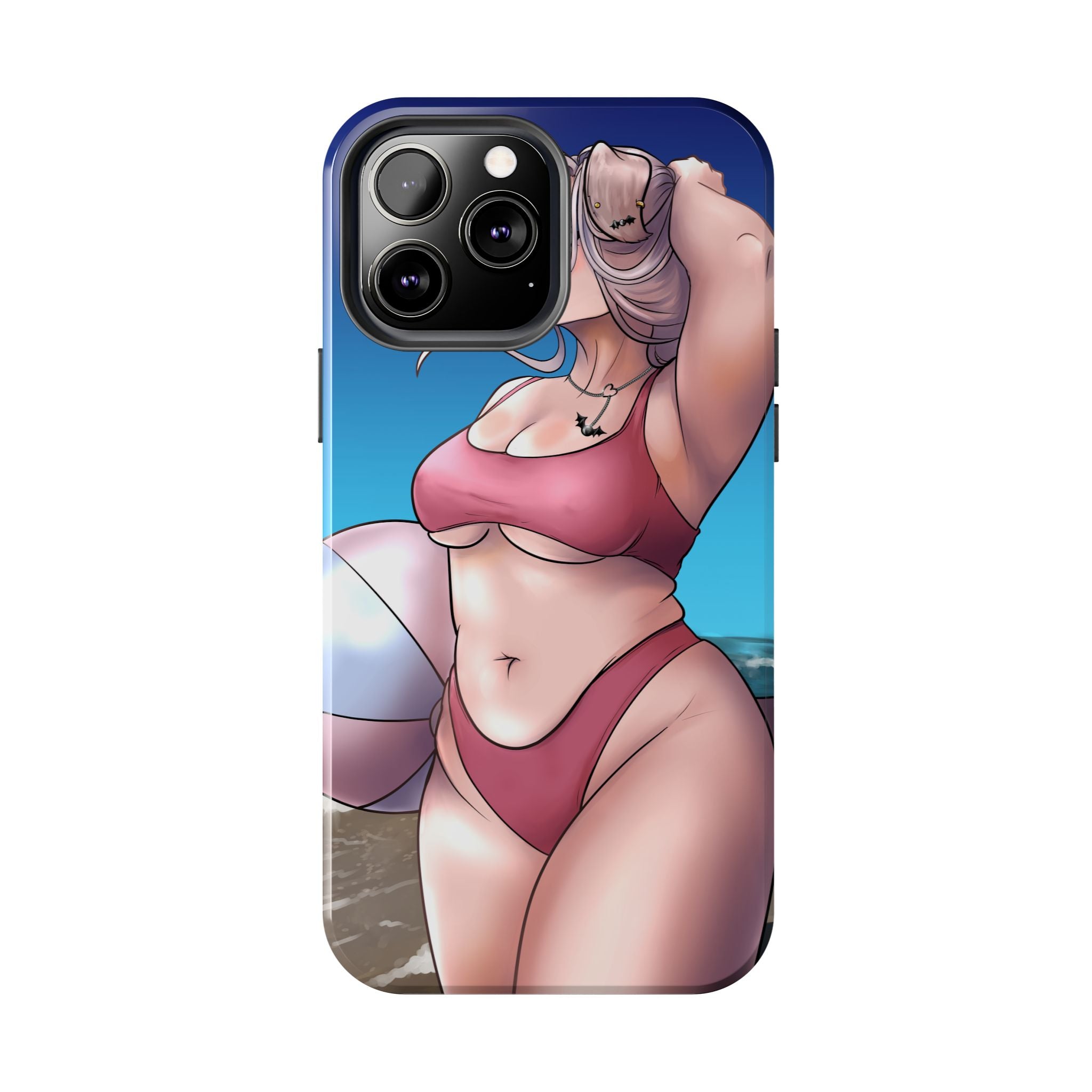 Luna Rainn "Beach Pup" Tough Phone Case
