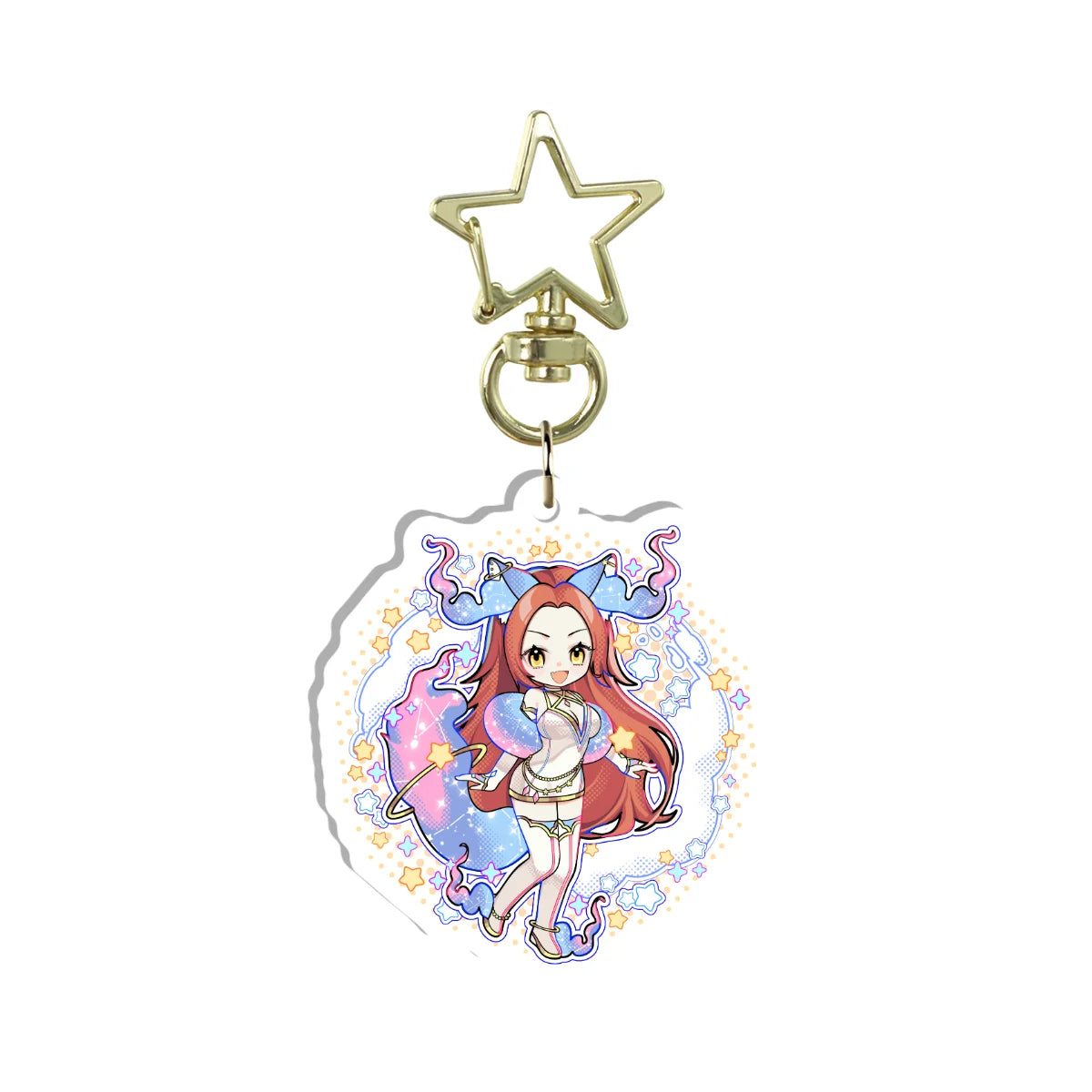 bluenovavtuber "Sparkles On" Keychain