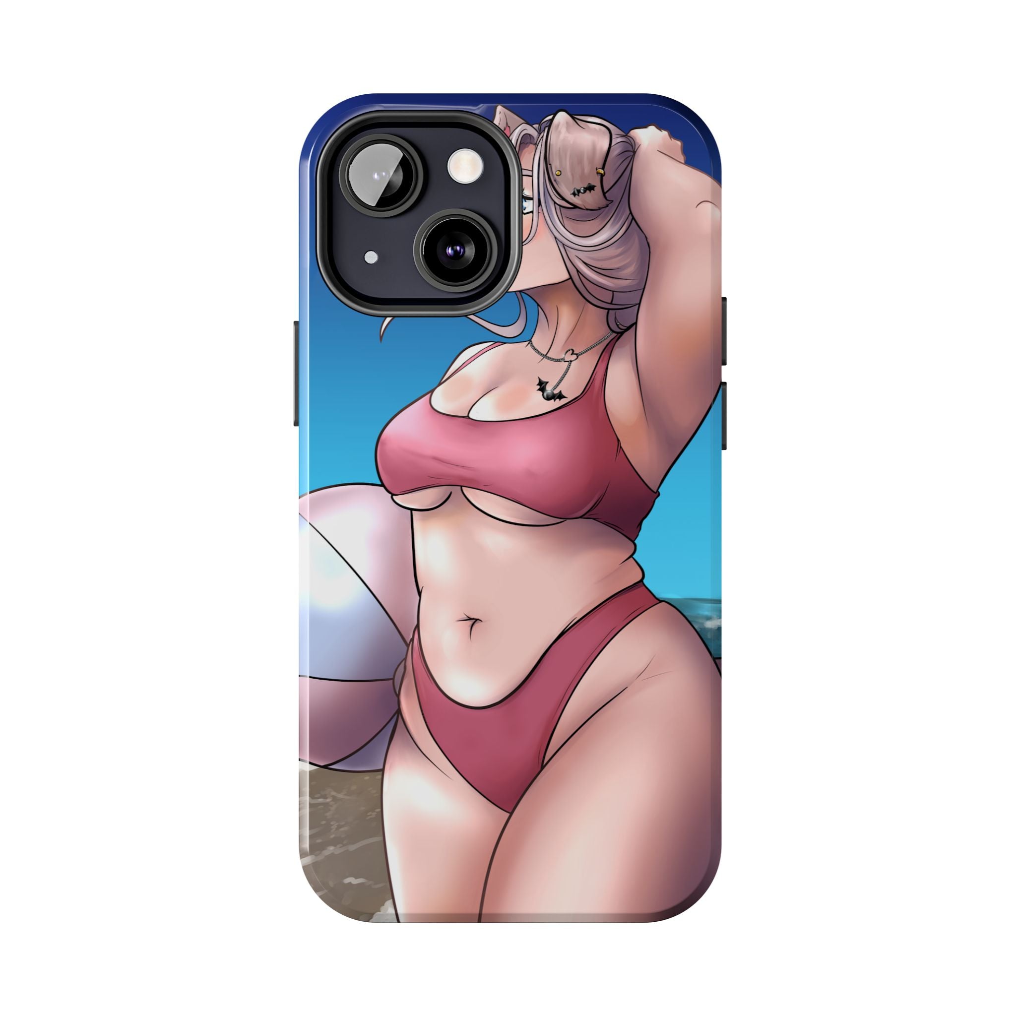 Luna Rainn "Beach Pup" Tough Phone Case