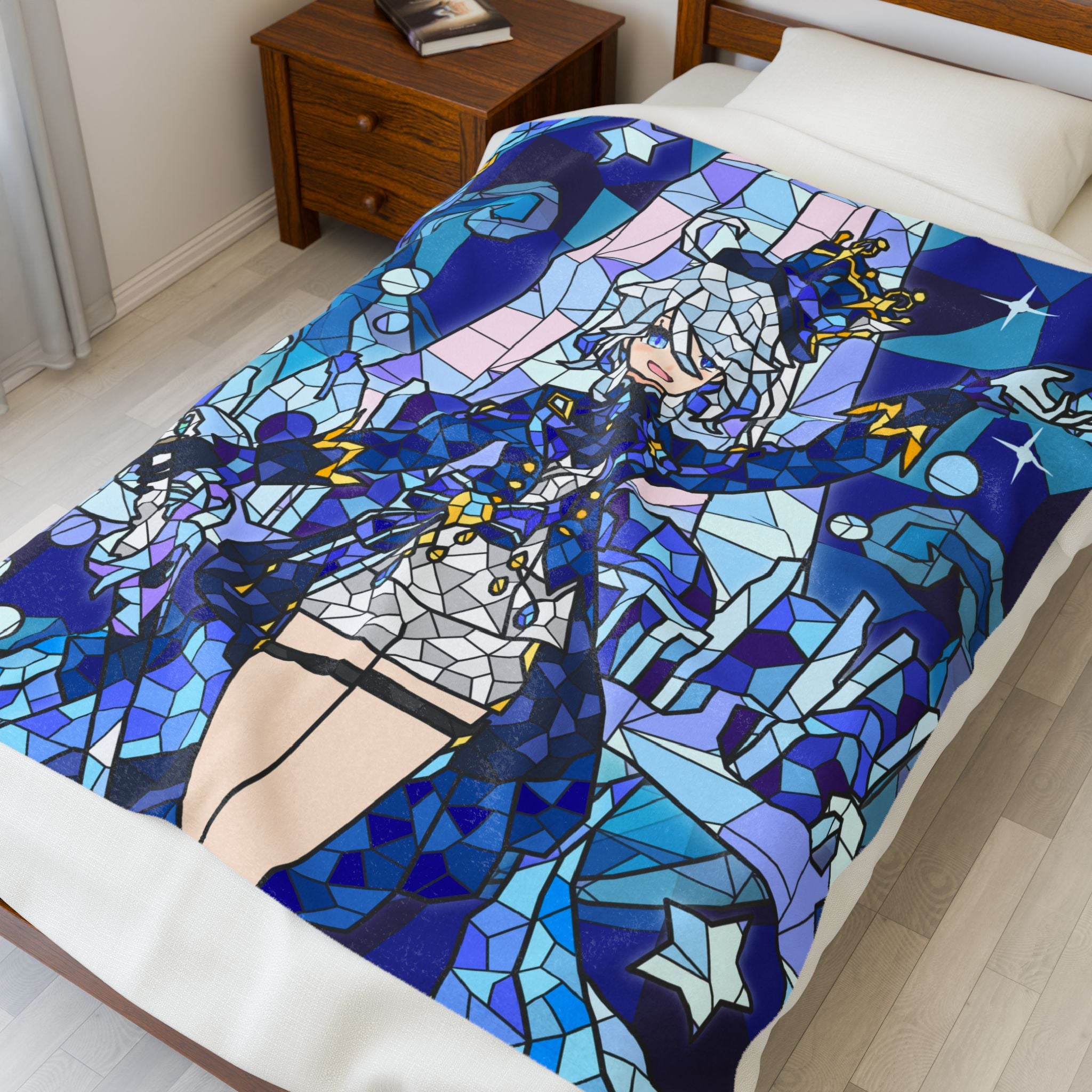 Furina Plush Throw Blanket