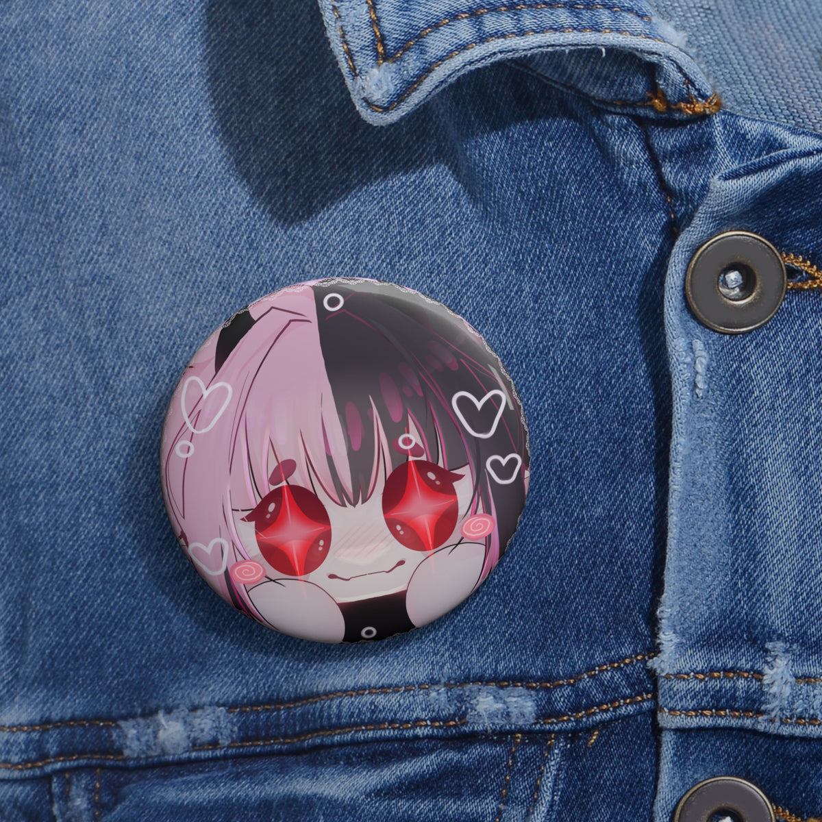 Gutsy "Squee" Pin Button